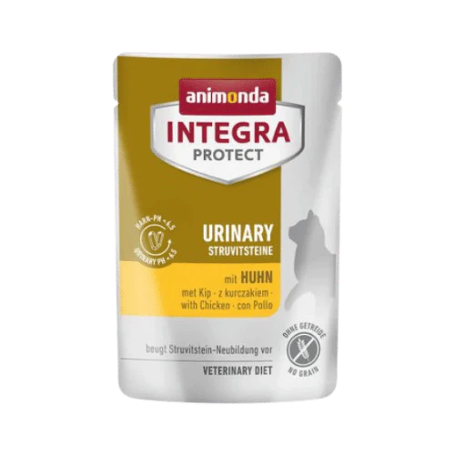 ANIMONDA INTEGRA PROTECT ADULT CAT URINARY STRUVITE STONES WITH CHICKEN 85G POUCH
