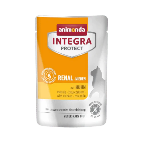 ANIMONDA INTEGRA PROTCET ADULT CAT RENAL KIDNEY CHICKEN 85 G POUCH