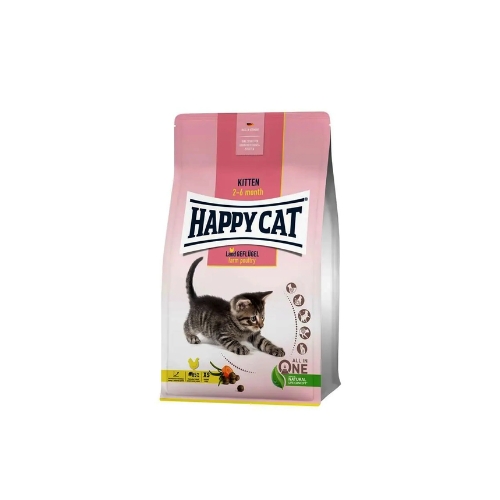 Happy Cat Kitten Young Kitten Farm Poultry 1.3 Kg Bag